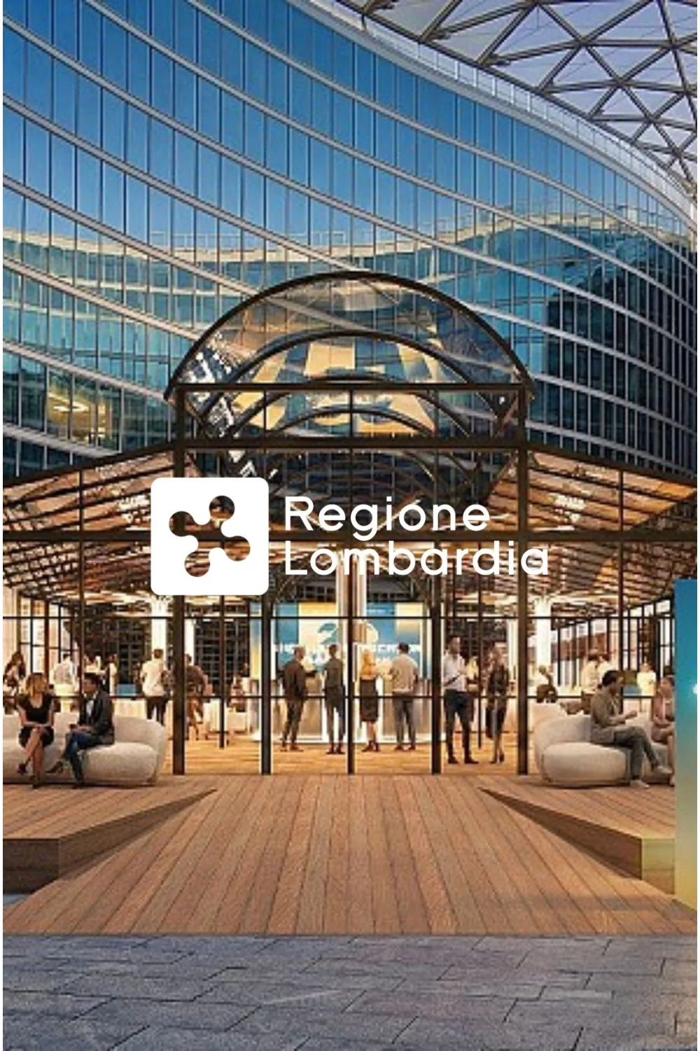 Riprese a Palazzo Lombardia per Milano Cortina 2026